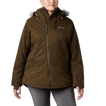 Columbia Emerald Lake Parka Plus Size, Chamarras Verde Oliva Para Mujer | 315427-OBC